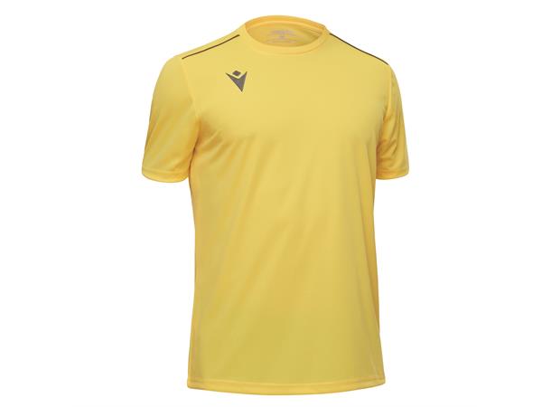 Rigel Hero Shirt SS YEL S Teknisk trenings t-skjorte - Unisex 