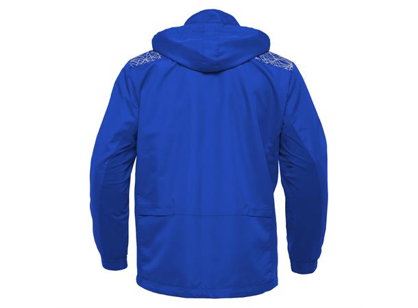 Lahti Showerjacket BLÅ/HVIT XL Vann- og vindavstøtende jakke - Unisex 