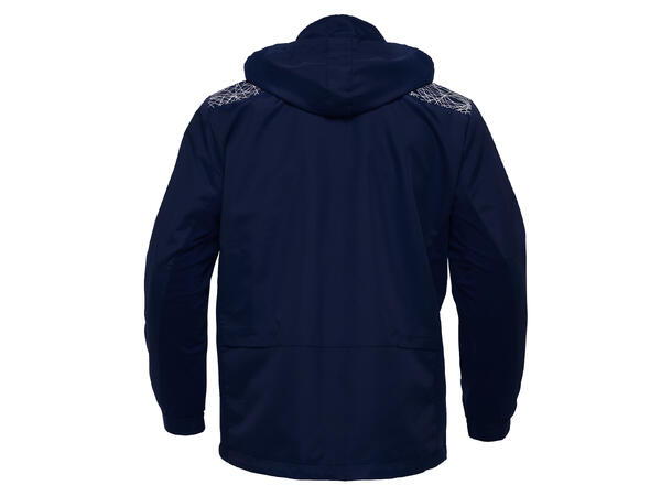 Lahti Showerjacket NAVY/HVIT L Vann- og vindavstøtende jakke - Unisex 
