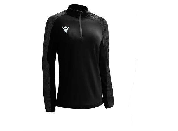 Dora Womens 1/4 Zip Top  BLK 3XS Teknisk treningsgenser til dame 
