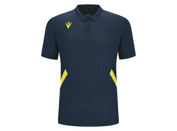 Rap Polo NAV/YEL 3XS Teknisk poloskjorte - Unisex 