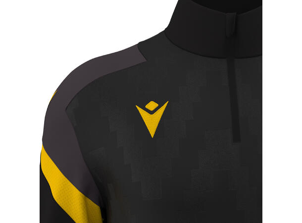 Hollow 1/4 zip BLK/YEL 3XS Treningstopp - Unisex 